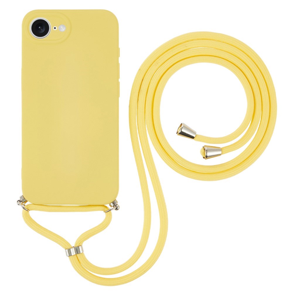 iPhone 17e / 16e EIDERWOOD Foret Plast Bagside Cover m. Strop - Gul
