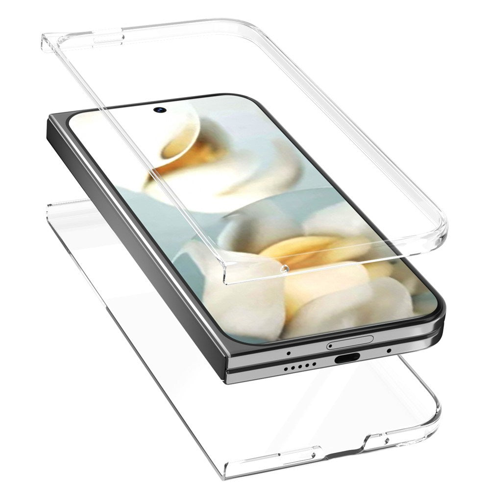 EIDERWOOD Google Pixel 10 Pro Fold Hårdt Plastik Mobil Cover - Gennemsigtig