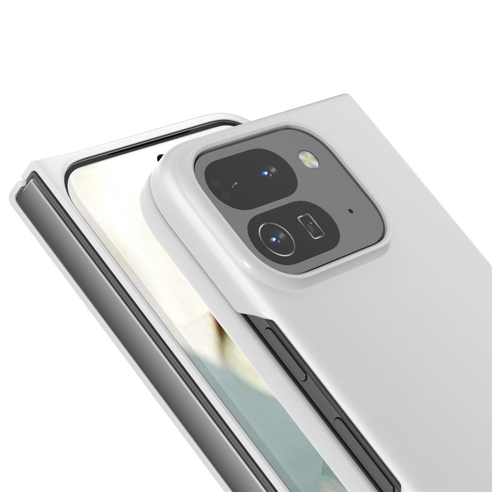 EIDERWOOD Google Pixel 10 Pro Fold Mat Hårdt Plastik Mobil Cover - Hvid