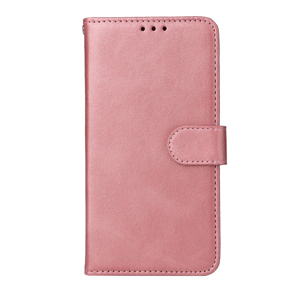 Honor 400 Lite - EIDERWOOD Kunstlæder Flip Cover m. Strop - Lyserød