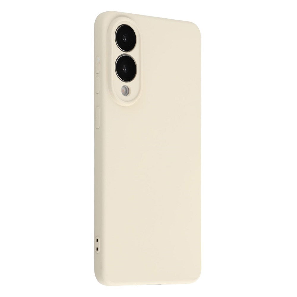Samsung Galaxy S25 Edge - EIDERWOOD Foret Fleksibelt Plast Cover - Beige