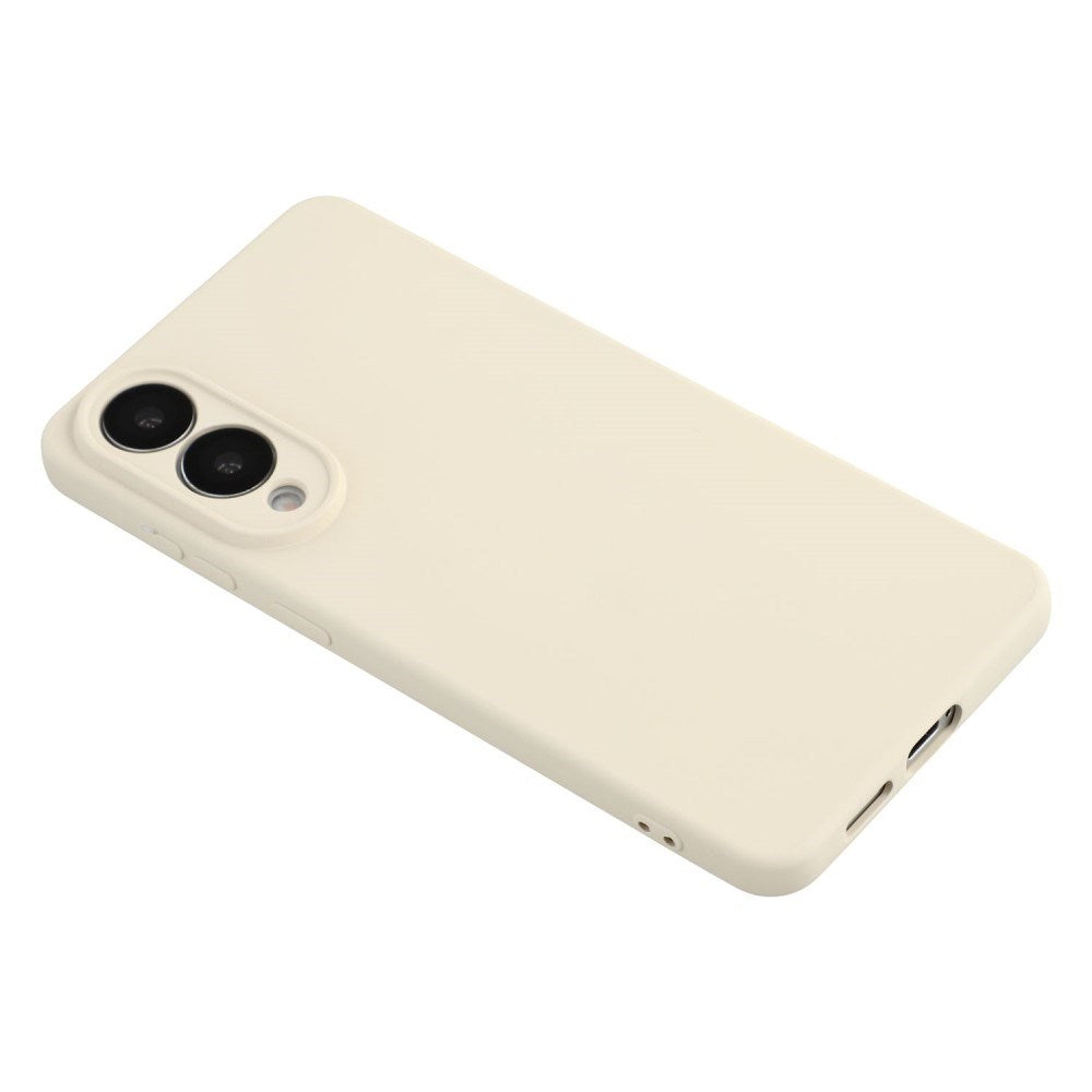 Samsung Galaxy S25 Edge - EIDERWOOD Foret Fleksibelt Plast Cover - Beige
