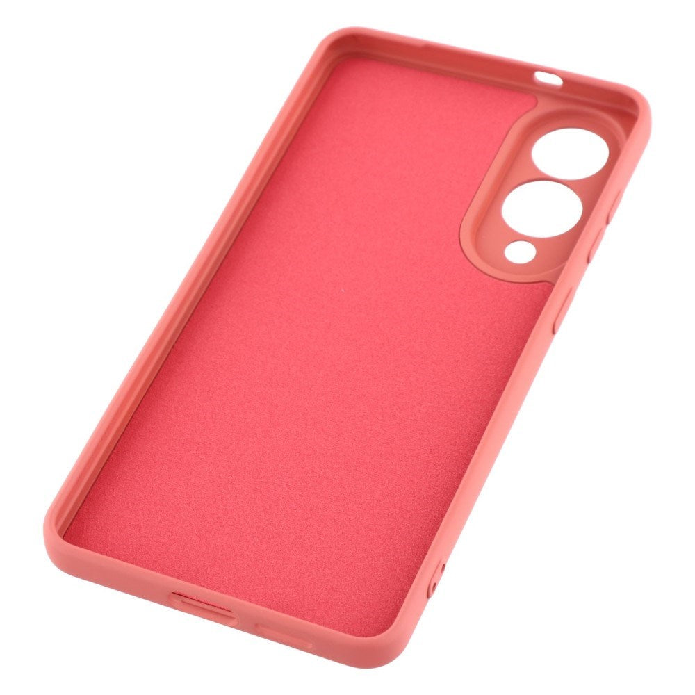 Samsung Galaxy S25 Edge - EIDERWOOD Foret Fleksibelt Plast Cover - Mørkerød