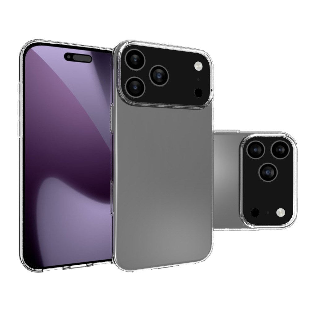 EIDERWOOD iPhone 18 Pro Max / 17 Pro Max Fleksibelt Plastik Bagside Cover - Gennemsigtig