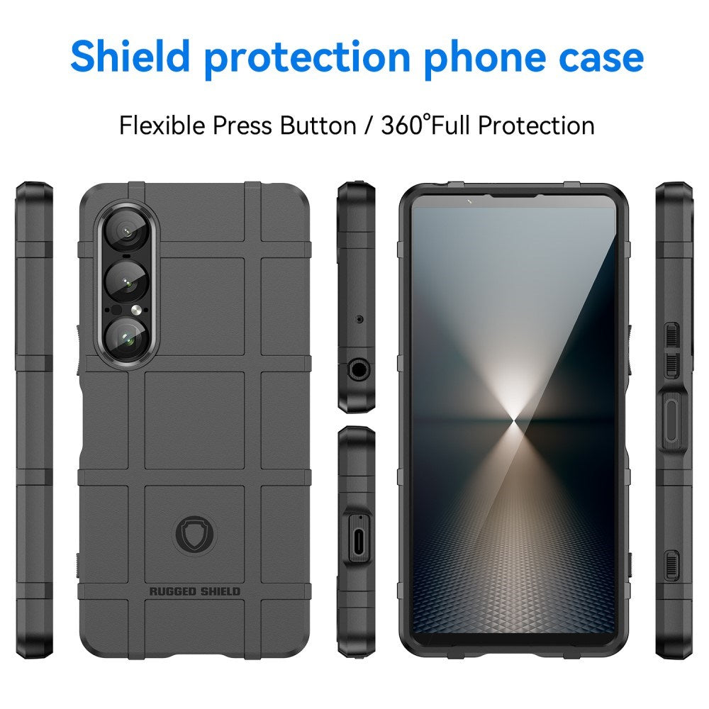 Sony Xperia 1 VII - EIDERWOOD Rugged Shield Håndværker Cover - Sort