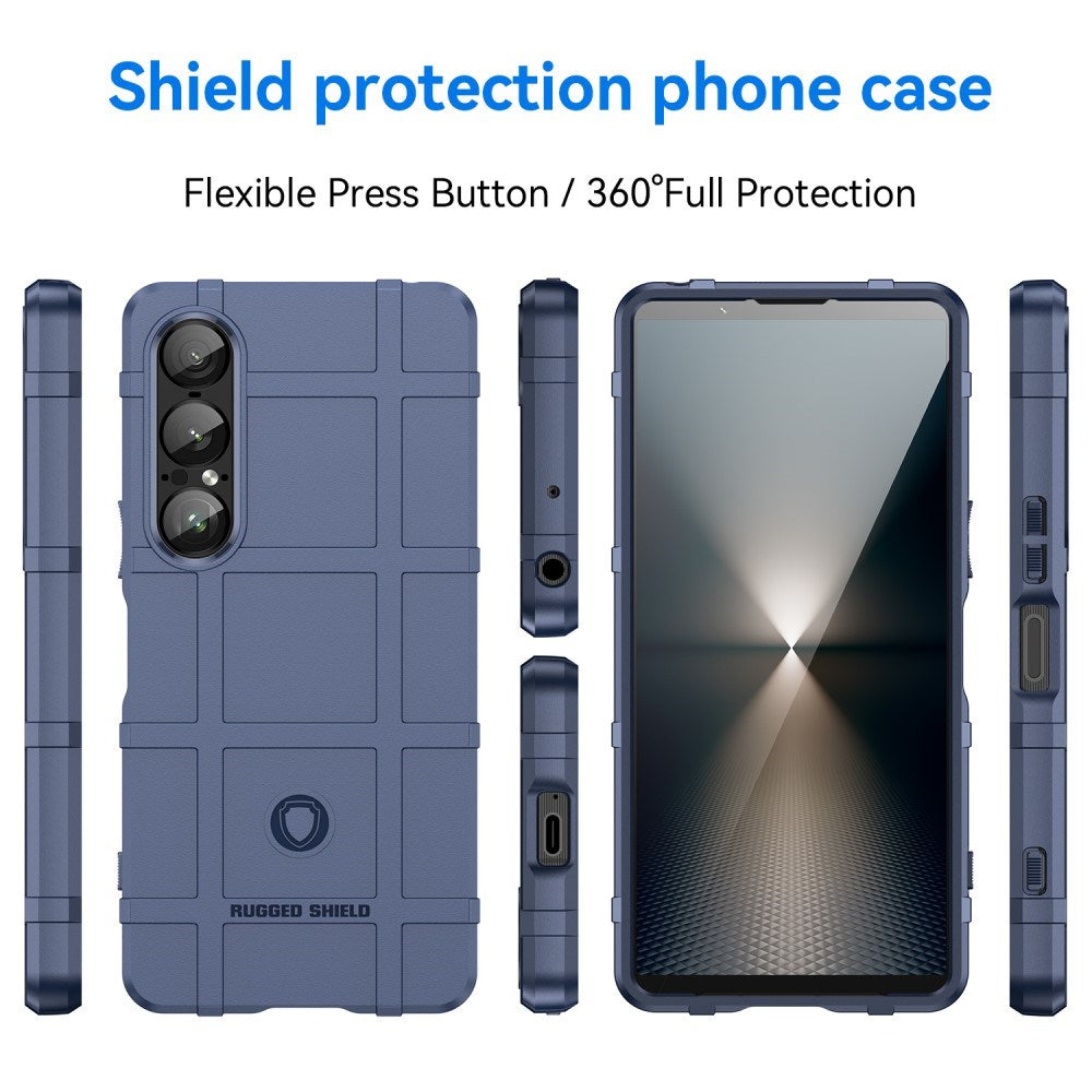 Sony Xperia 1 VII - EIDERWOOD Rugged Shield Håndværker Cover - Blå