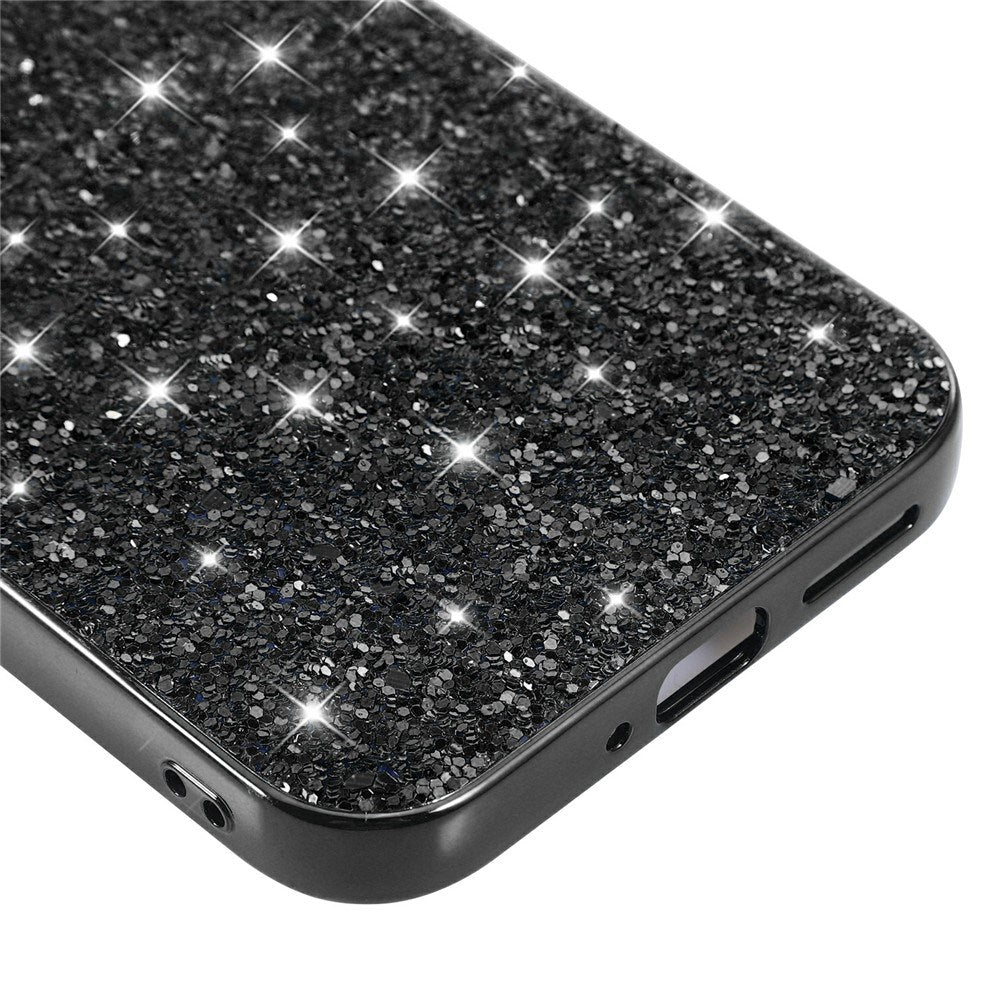 Google Pixel 10 Pro XL - EIDERWOOD Glitter Cover - Sort