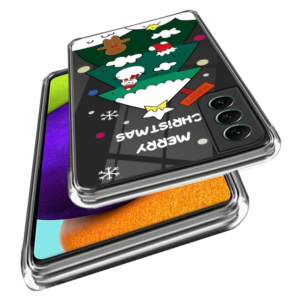 Samsung Galaxy S23 TPU plast juledeksel - juletre