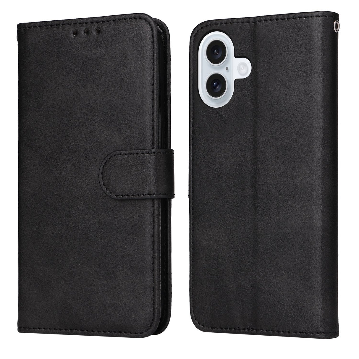 EIDERWOOD iPhone 17 Flip Cover m. Pung & Strop - Sort