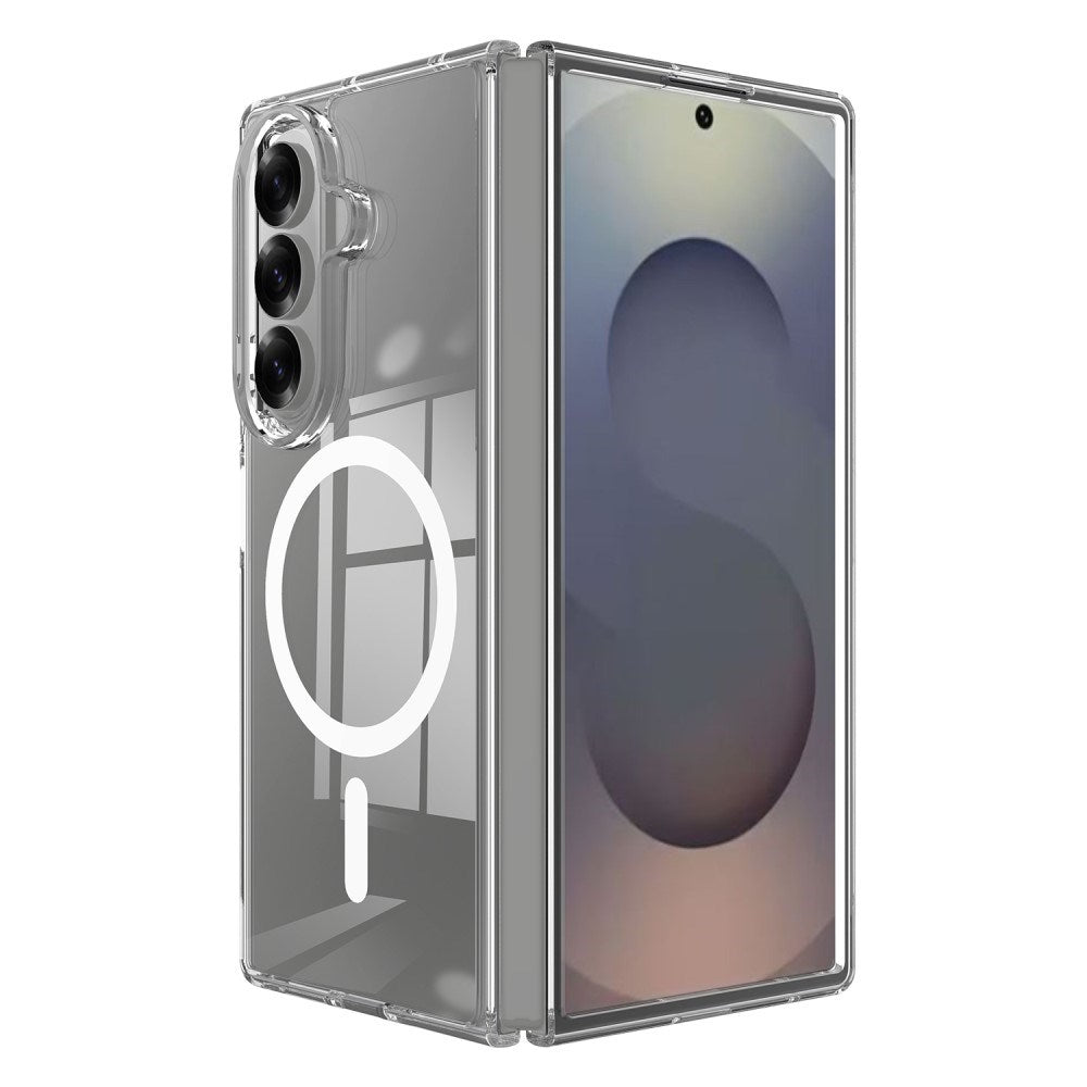EIDERWOOD Samsung Galaxy Z Fold7 Hybrid Plastik Bagside Cover - MagSafe Kompatibel - Gennemsigtig