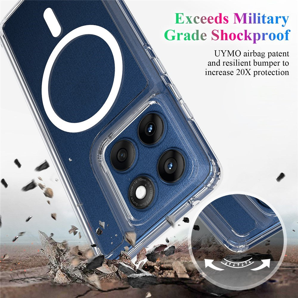 EIDERWOOD Motorola Edge 60s / Edge 60 Fusion / Edge 60 Cover - MagSafe Kompatibel - Gennemsigtig