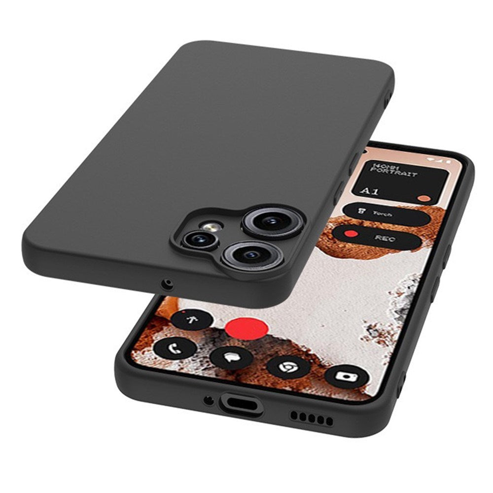 EIDERWOOD Nothing CMF Phone 2 Pro Mat Fleksibelt Plastik Mobil Cover - Sort