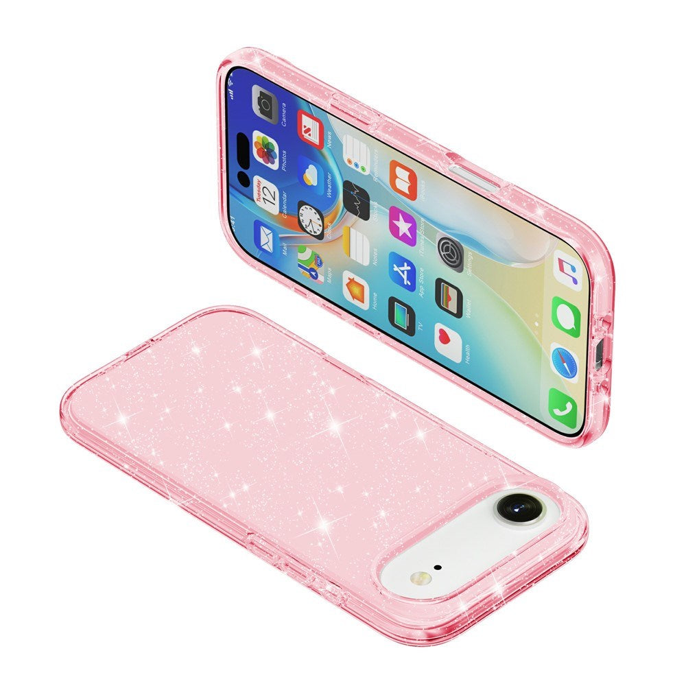 EIDERWOOD iPhone Air Hybrid Plastik Mobil Cover - Lyserød Glitter