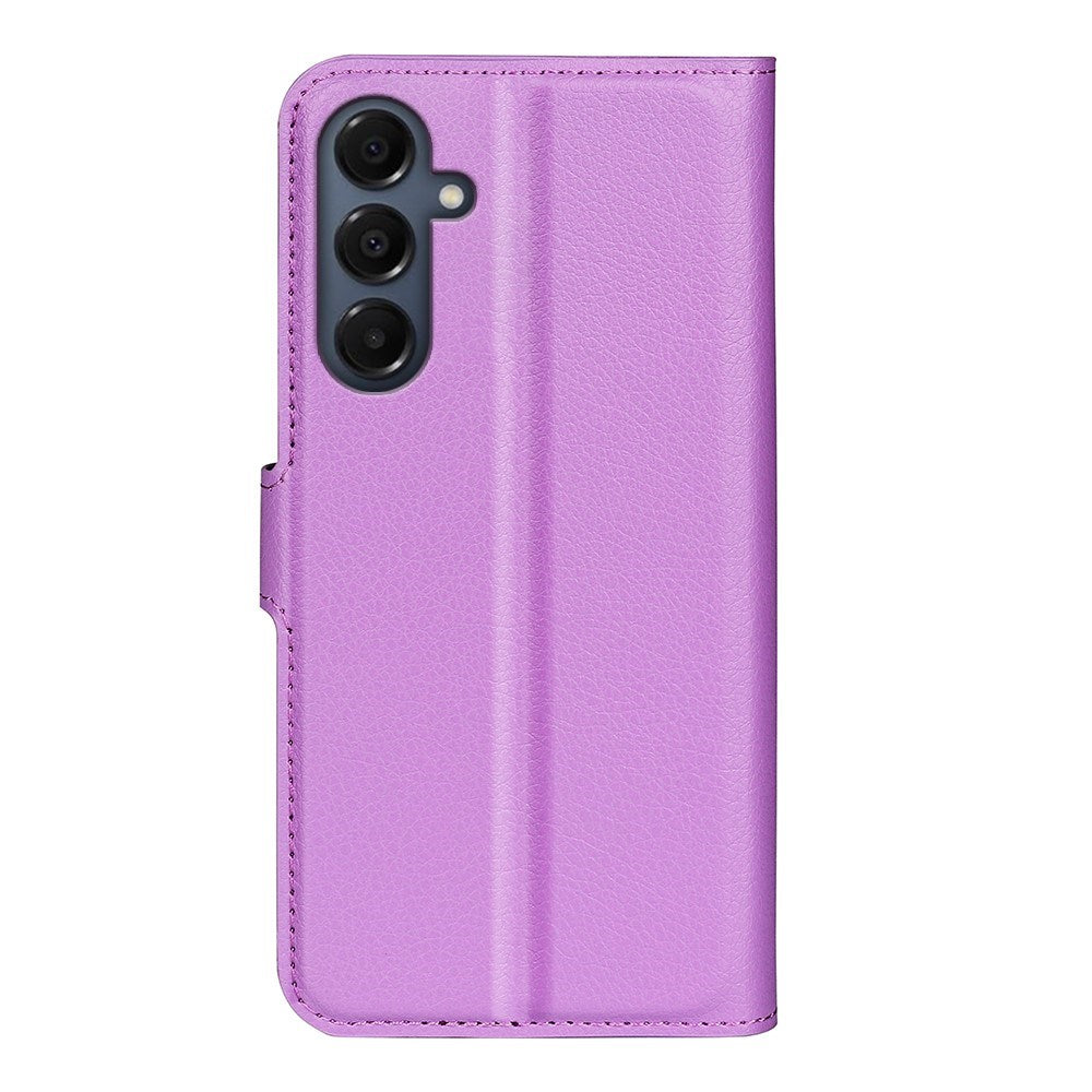 EIDERWOOD Samsung Galaxy A17 (5G) Litchi Kunstlæder Flip Cover m. Pung - Lilla