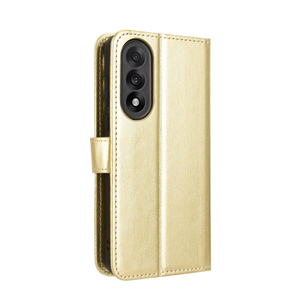 OnePlus Nord 5 - EIDERWOOD Kunstlæder Flip Cover m. Strop - Guld
