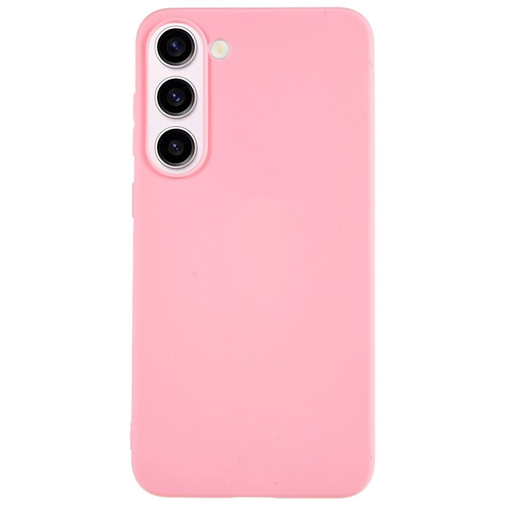 Samsung Galaxy S23 Matt fleksibelt plastbakdeksel - rosa