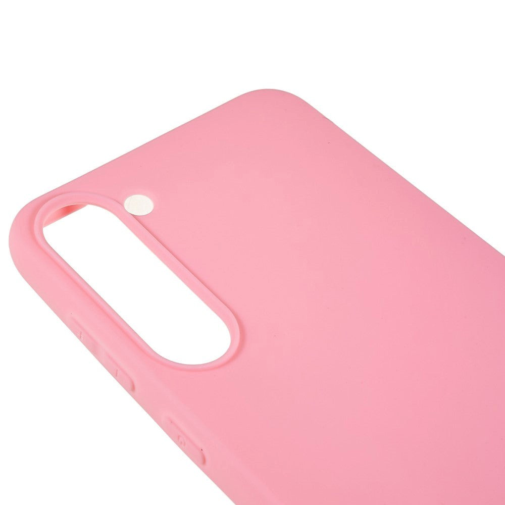 Samsung Galaxy S23 Matt fleksibelt plastbakdeksel - rosa