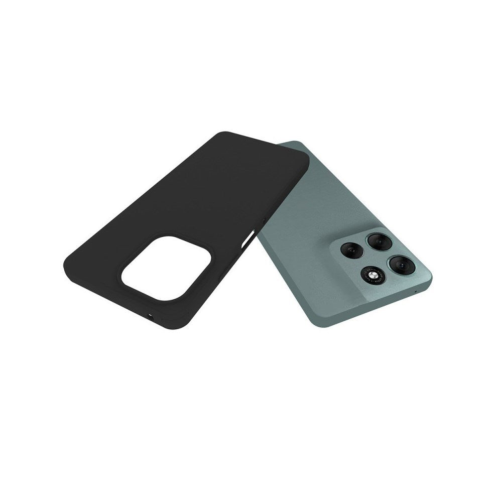Motorola Moto G56 - EIDERWOOD Mat Fleksibelt Plastik Cover - Sort