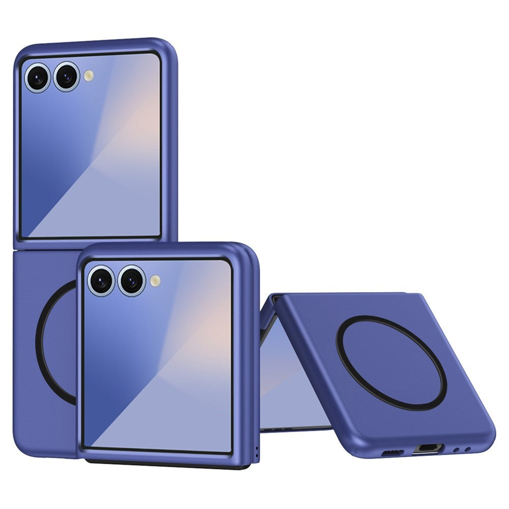 Samsung Galaxy Z Flip7 - EIDERWOOD Mat Hårdt Plast Cover - MagSafe Kompatibel - Blå