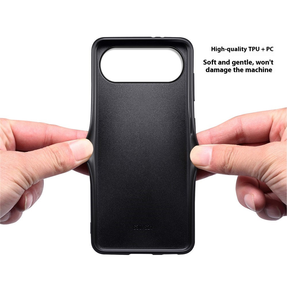 EIDERWOOD iPhone Air Hybrid Plastik Mobil Cover m. Lædertekstur - Orange