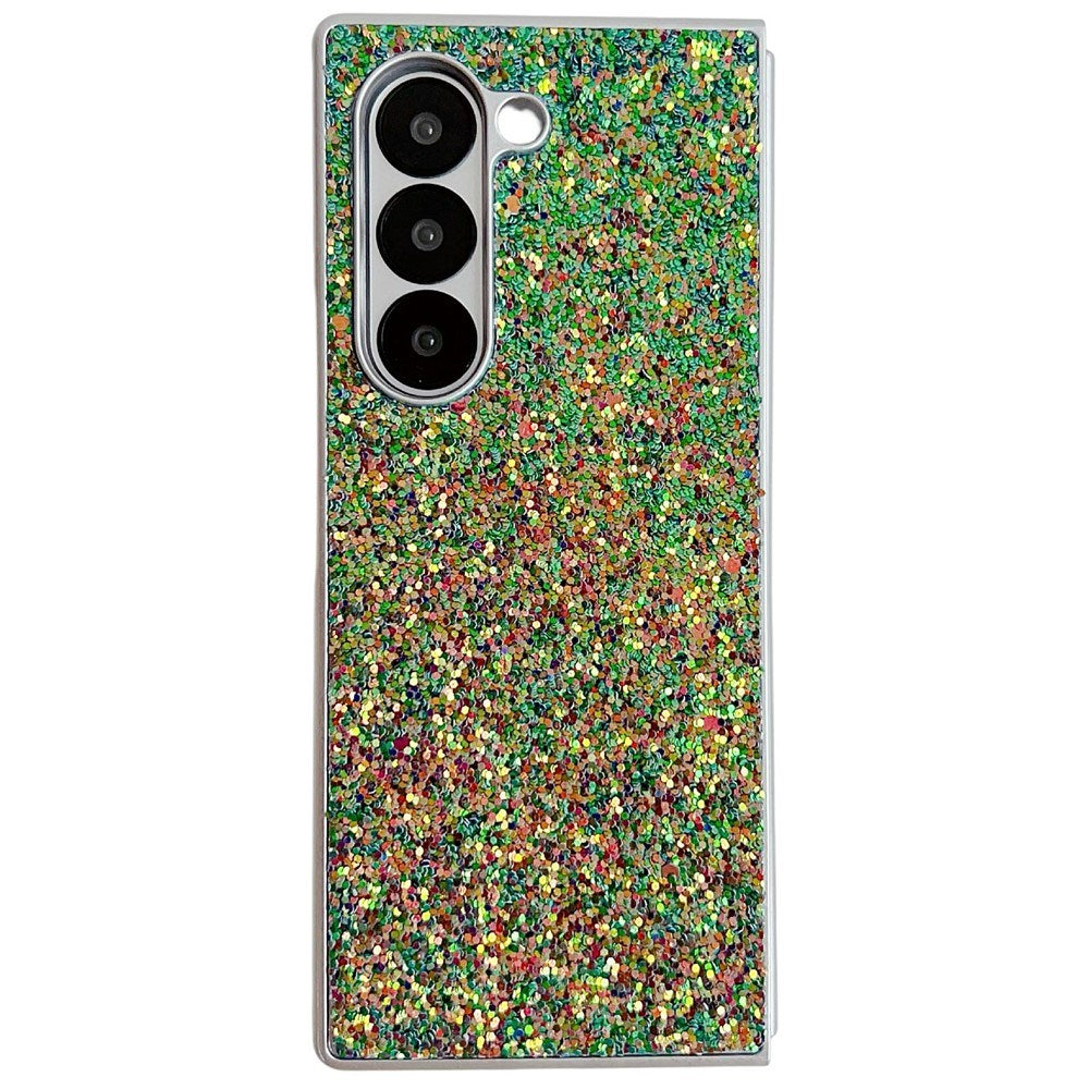 EIDERWOOD Samsung Galaxy Z Fold7 Glitter Mobil Cover - Grøn
