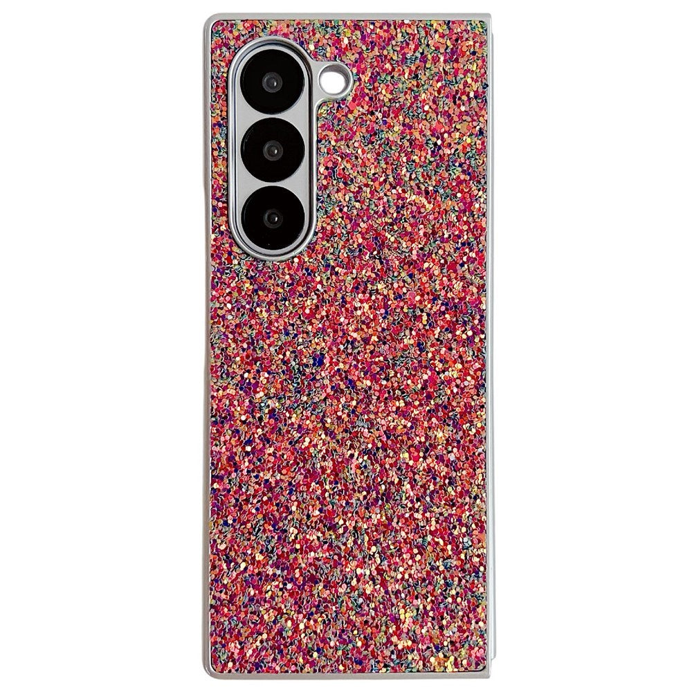 EIDERWOOD Samsung Galaxy Z Fold7 Glitter Mobil Cover - Rød