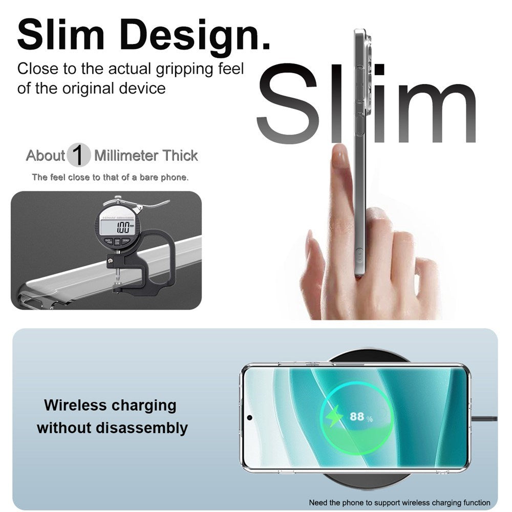 OnePlus Nord 5 IMAK UX-5 Series Fleksibelt Plastik Bagside Cover - Gennemsigtig