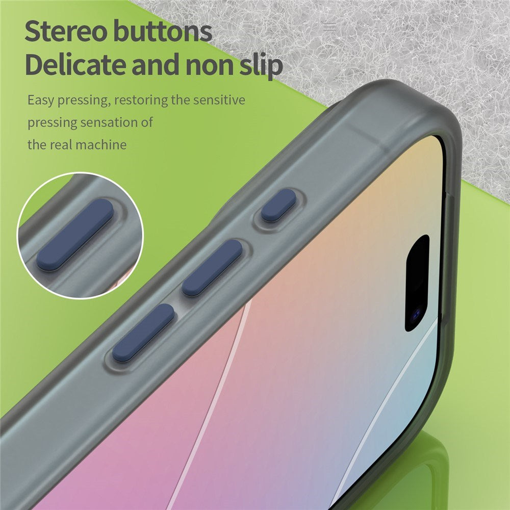 EIDERWOOD iPhone 17 Pro Hybrid Plast Mobil Cover - MagSafe Kompatibel - Mat Gennemsigtig / Mørkeblå