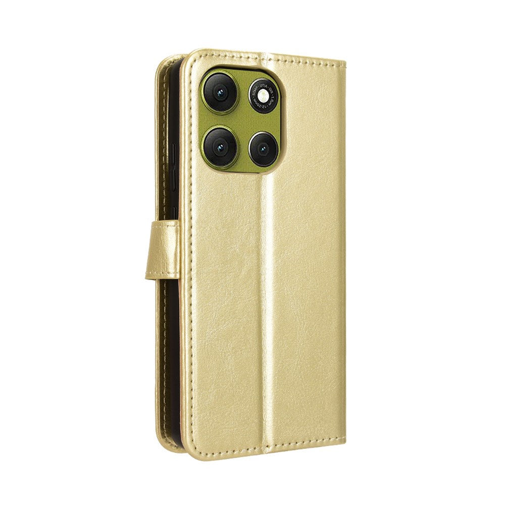 EIDERWOOD Motorola Moto G86 Power Kunstlæder Flip Cover m. Stander & Pung - Guld
