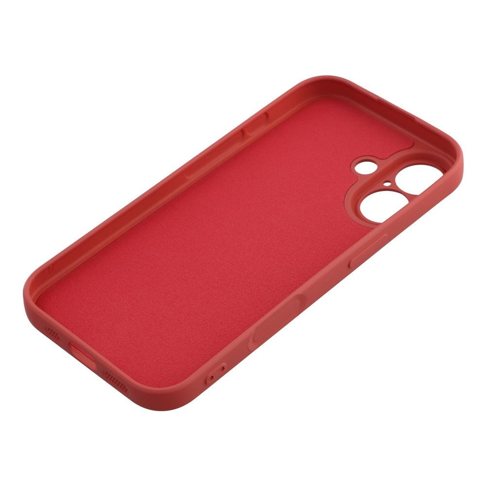 iPhone 17 - EIDERWOOD Foret Fleksibelt Plast Cover - Mørkerød