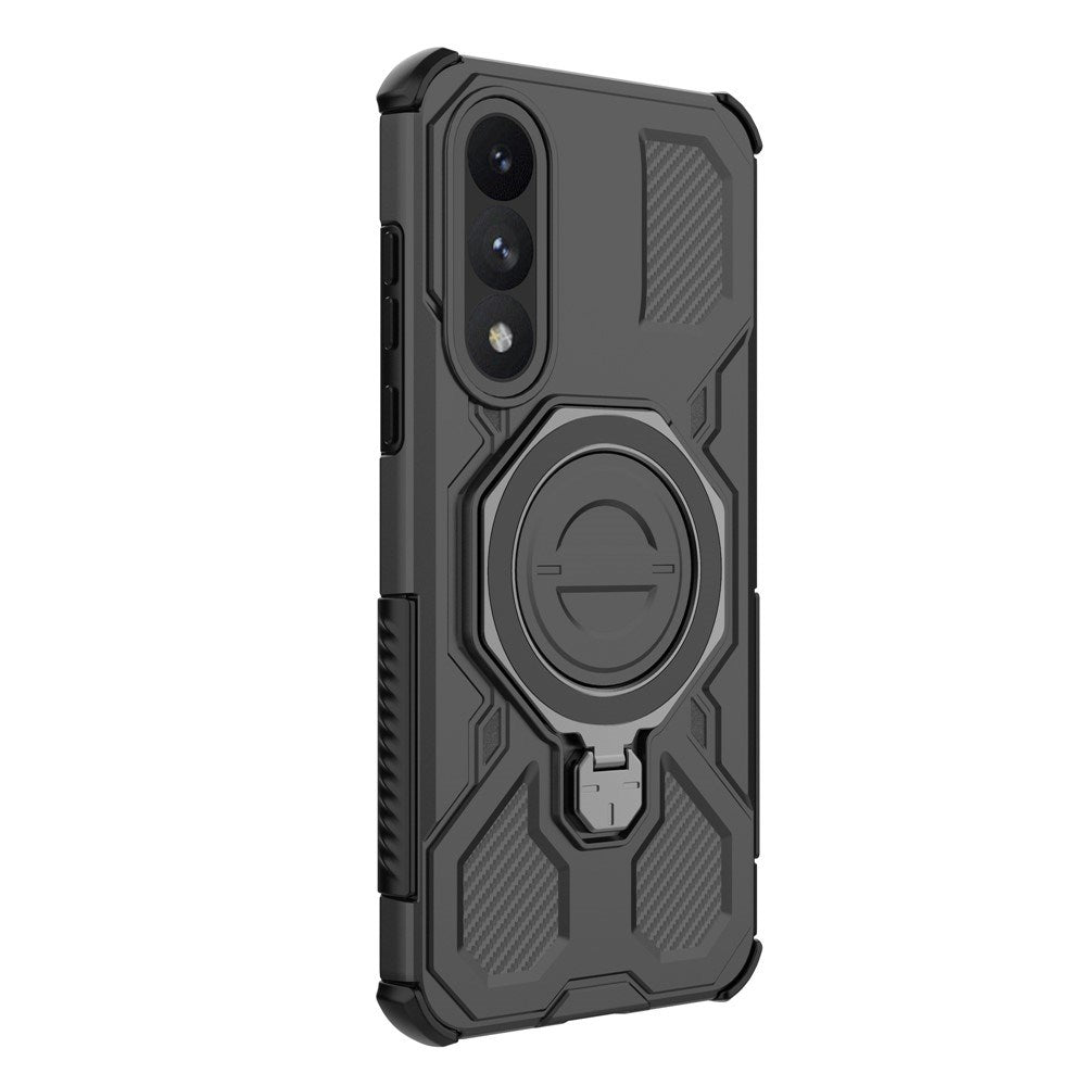 OnePlus Nord 5 - EIDERWOOD Hybrid Håndværker Cover m. Kickstand - MagSafe Kompatibel - Sort