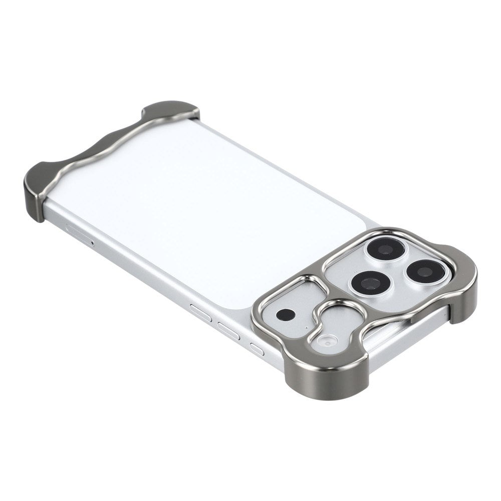 iPhone 17 Pro Max 2-i-1 Metal Bumper Cover - Grå
