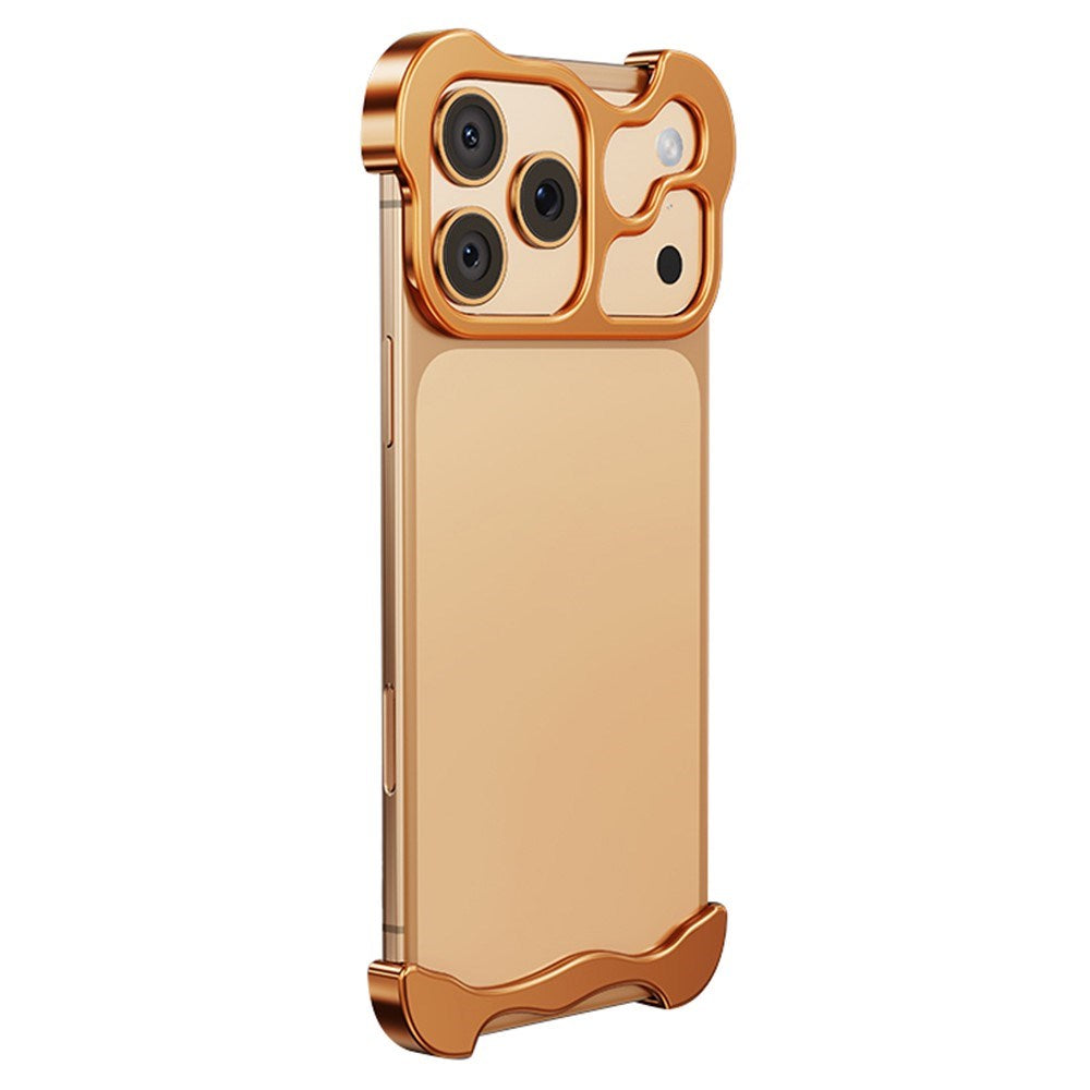 iPhone 17 Pro Max 2-i-1 Metal Bumper Cover - Orange