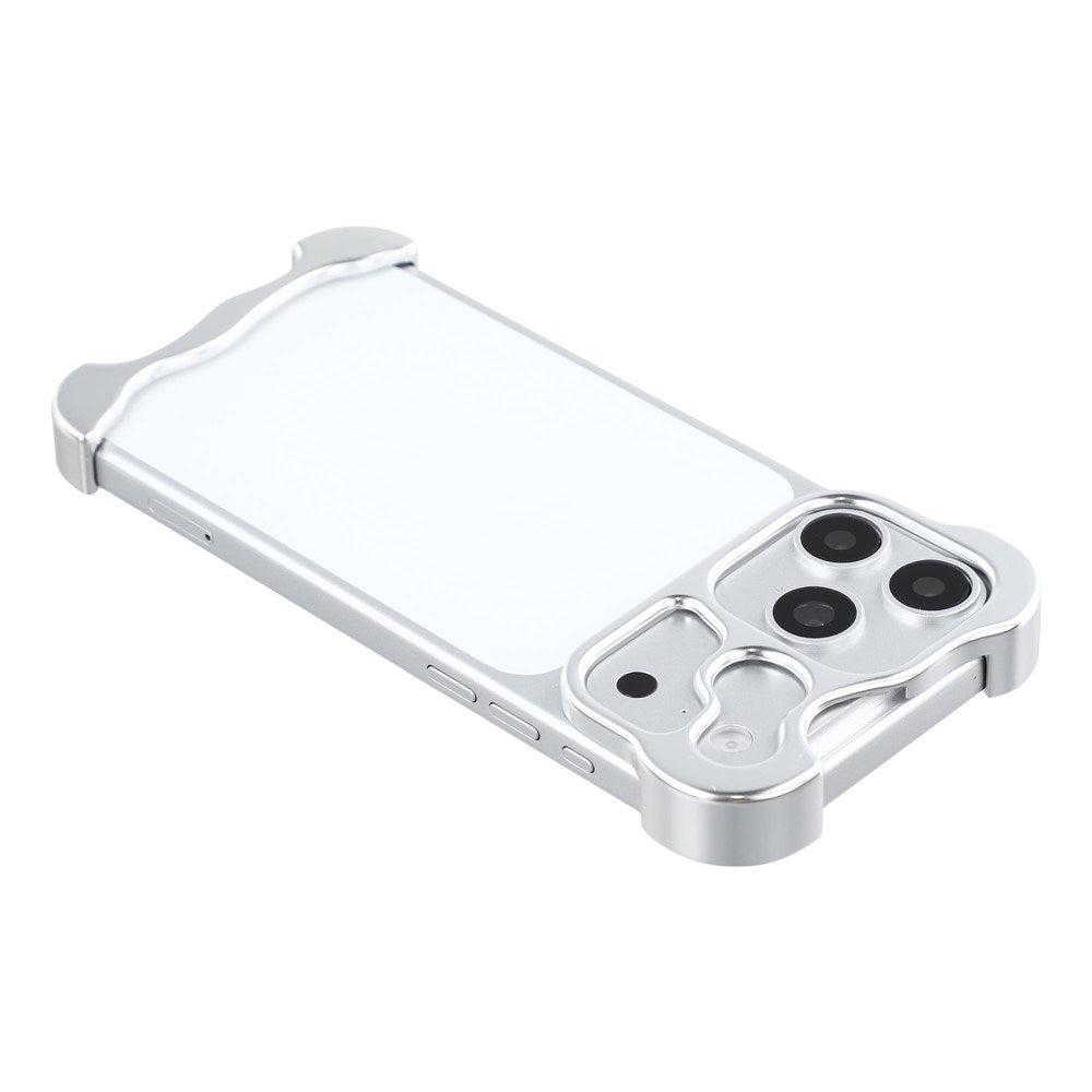 iPhone 17 Pro 2-i-1 Metal Bumper Cover - Sølv