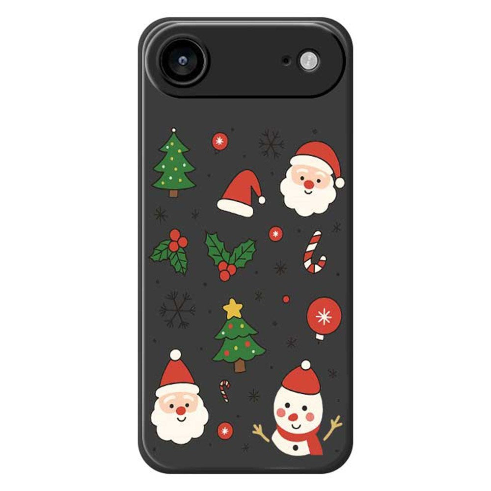 EIDERWOOD iPhone Air Jule Mobilcover - Fleksibelt Plastik - Julemotiver / Sort