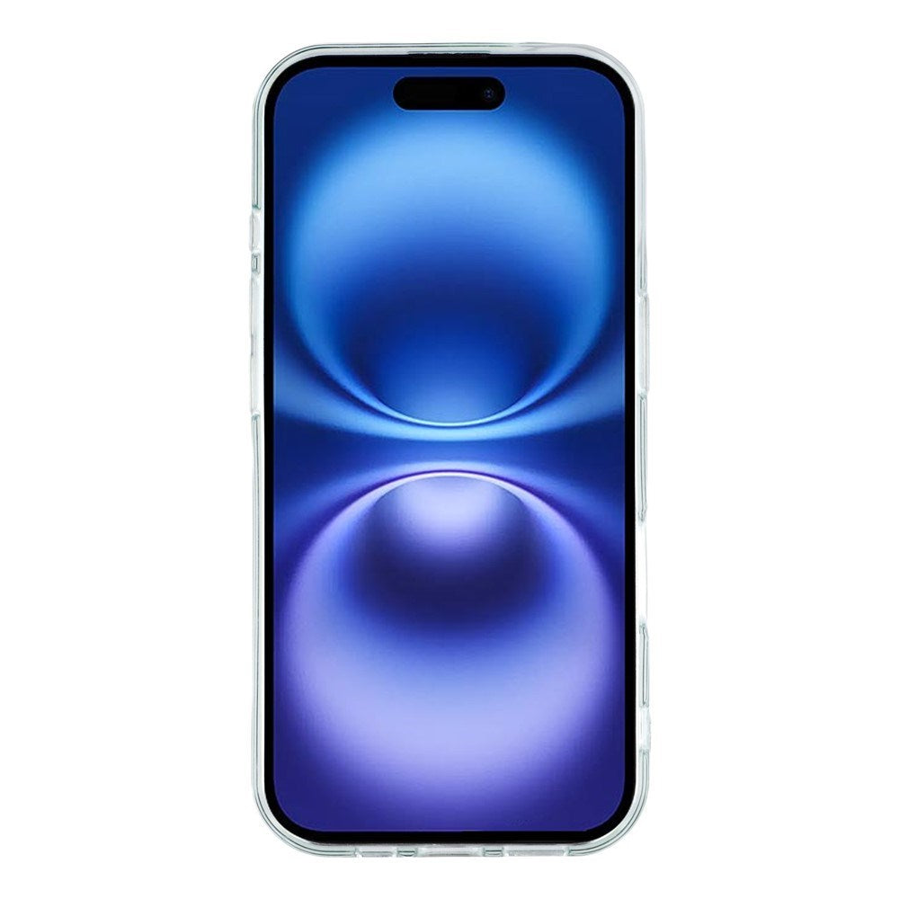 EIDERWOOD iPhone 17 Fleksibelt Plastik Mobil Cover m. Sommerfugle - Gennemsigtig / Lilla