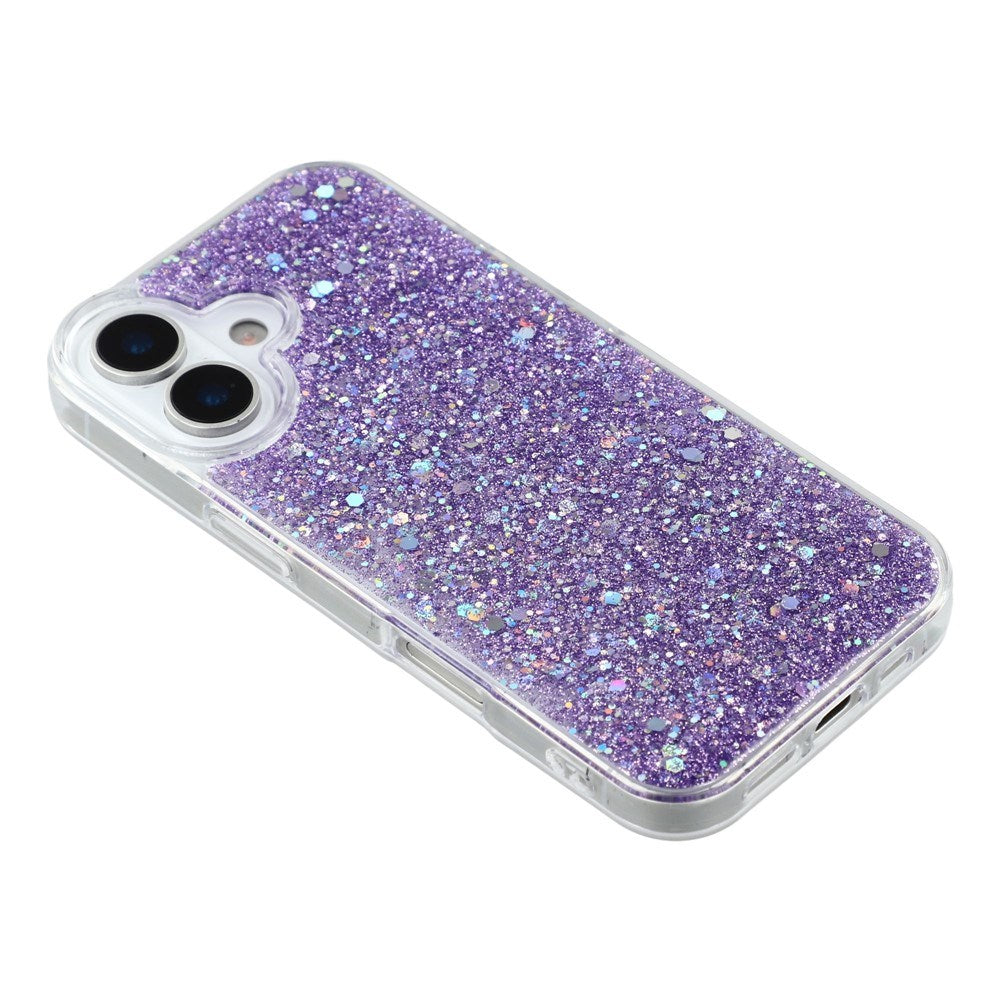 EIDERWOOD iPhone 17 Glitter Mobil Cover - Lilla