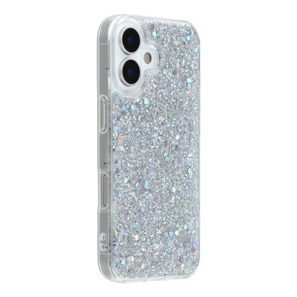 EIDERWOOD iPhone 17 Glitter Mobil Cover - Sølv