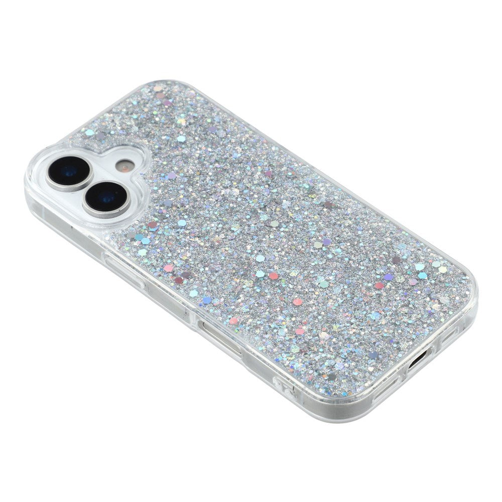 EIDERWOOD iPhone 17 Glitter Mobil Cover - Sølv