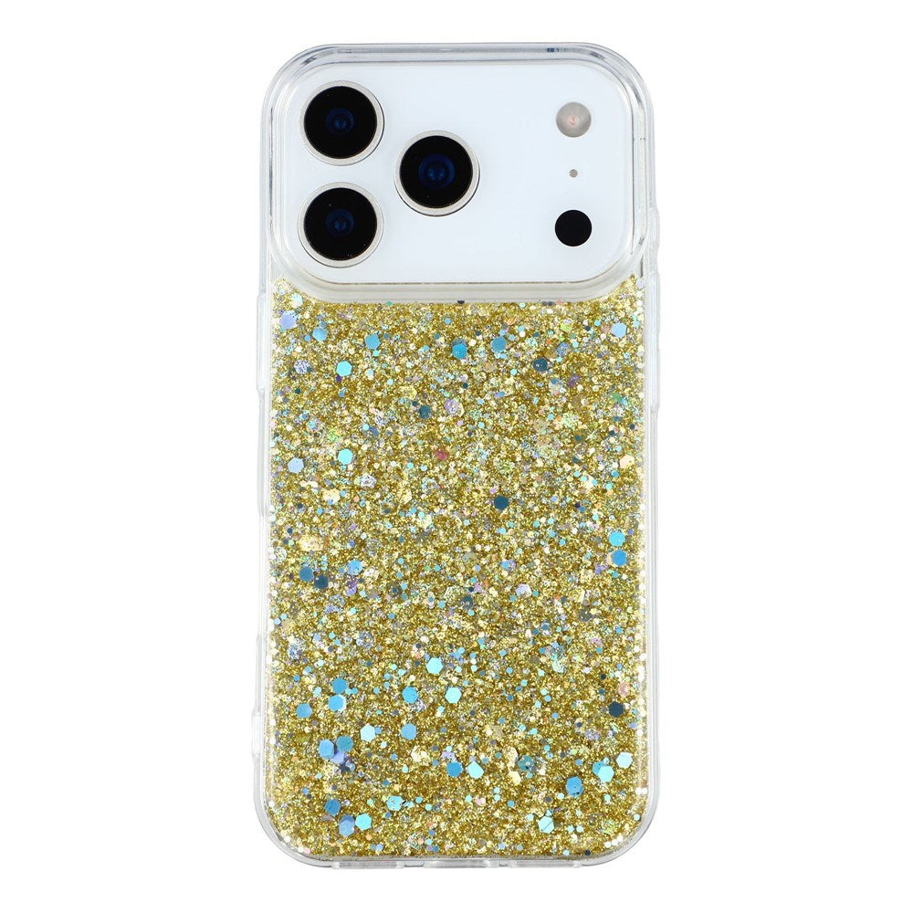 EIDERWOOD iPhone 17 Pro Glitter Mobil Cover - Guld