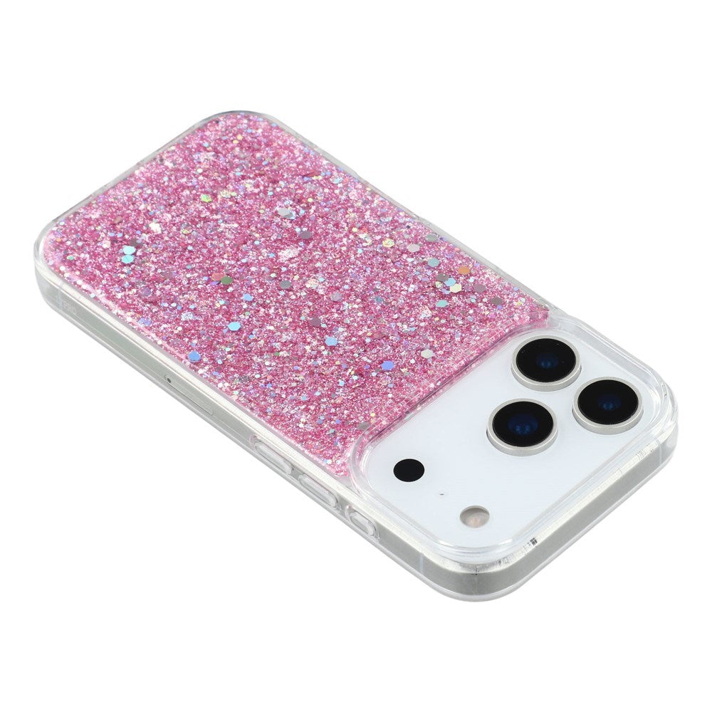 EIDERWOOD iPhone 17 Pro Max Glitter Mobil Cover - Lyserød