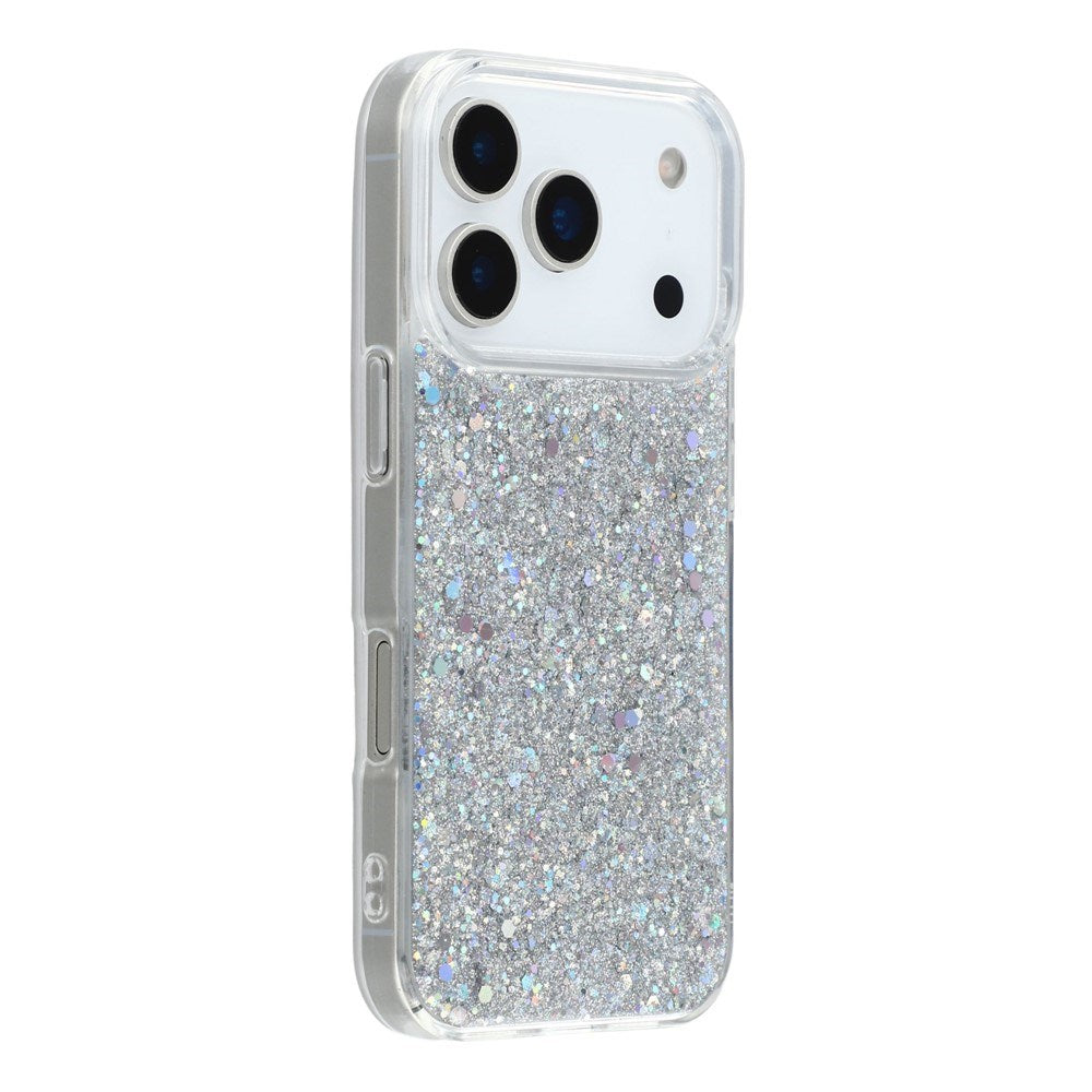 EIDERWOOD iPhone 17 Pro Max Glitter Mobil Cover - Sølv