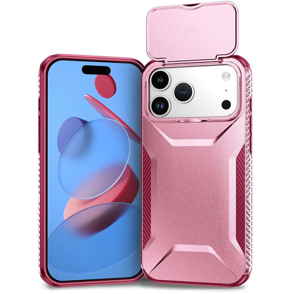 iPhone 18 Pro Max / 17 Pro Max EIDERWOOD Hybrid Plast Bagside Cover m. Cam Slider - Lyserød