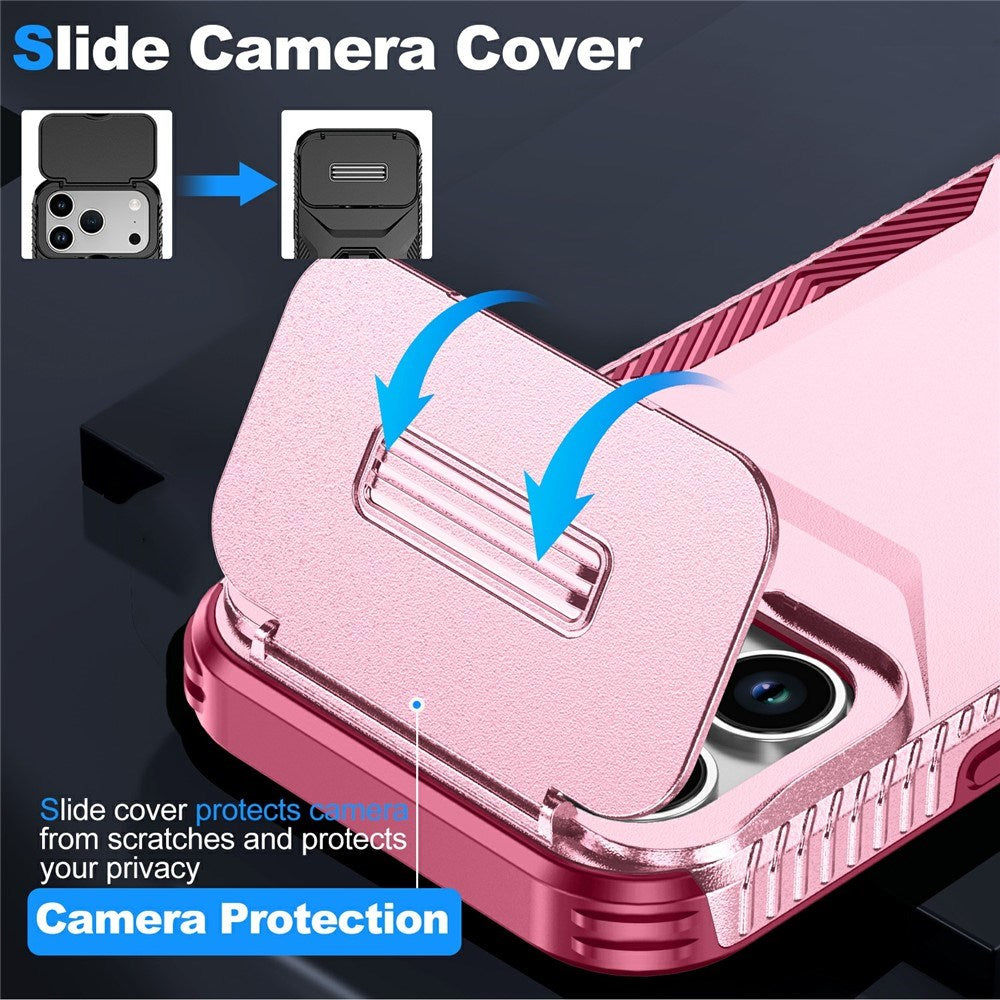 iPhone 18 Pro / 17 Pro EIDERWOOD Hybrid Plast Bagside Cover m. Cam Slider - Rød