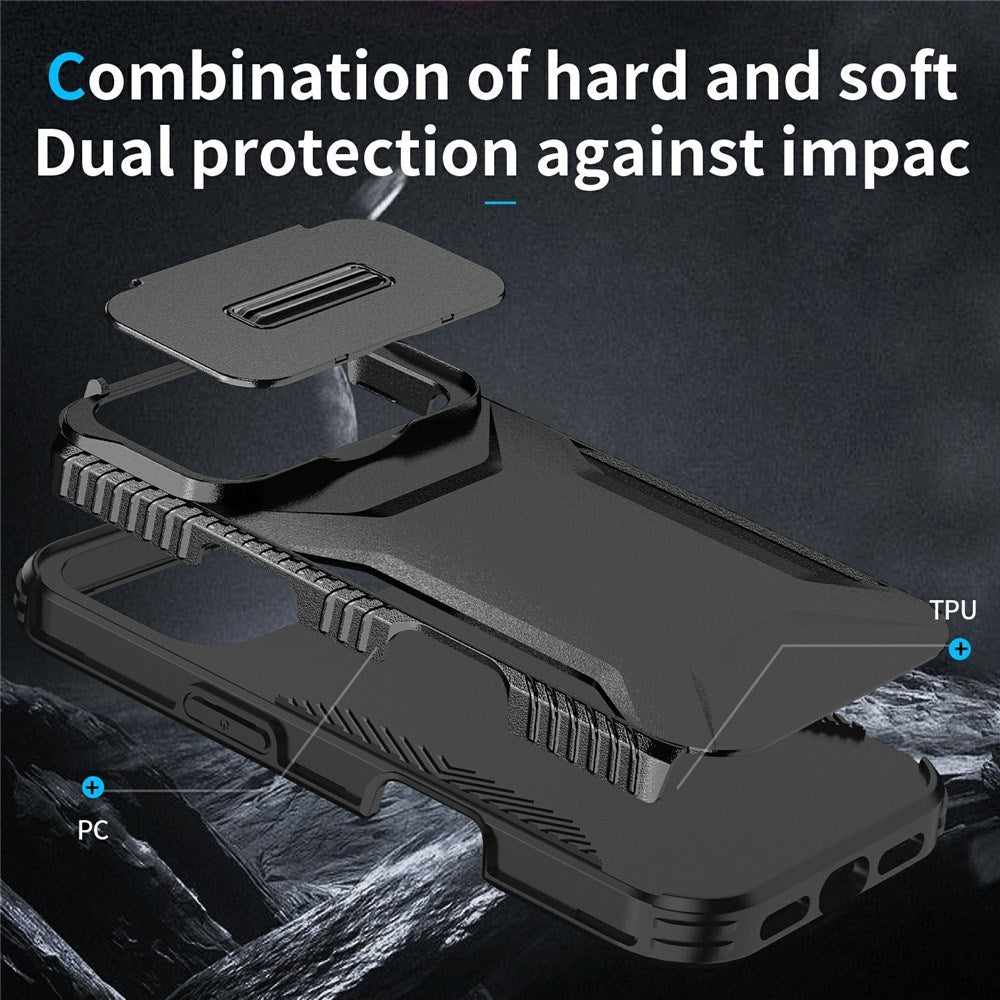 iPhone 18 Pro / 17 Pro EIDERWOOD Hybrid Plast Bagside Cover m. Cam Slider - Sort