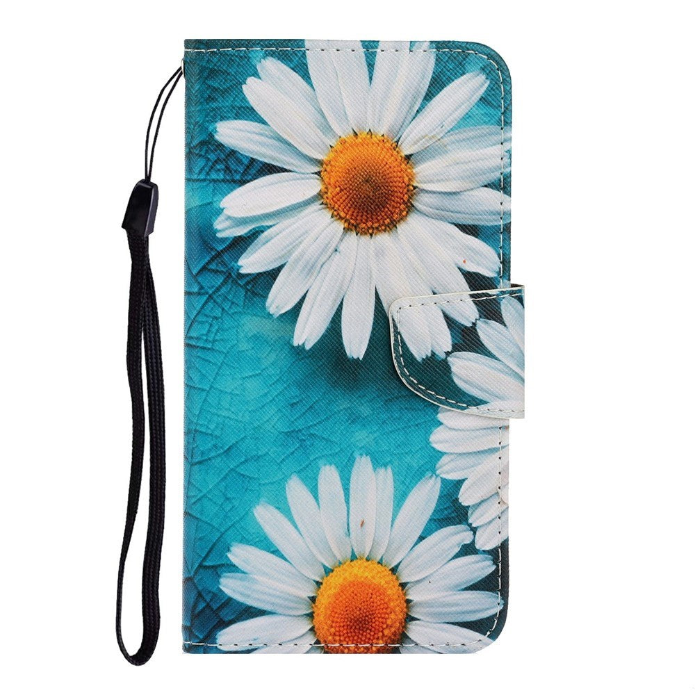 EIDERWOOD Samsung Galaxy A07 Imiteret Læder Flip Cover m. Pung & Rem - Blomst