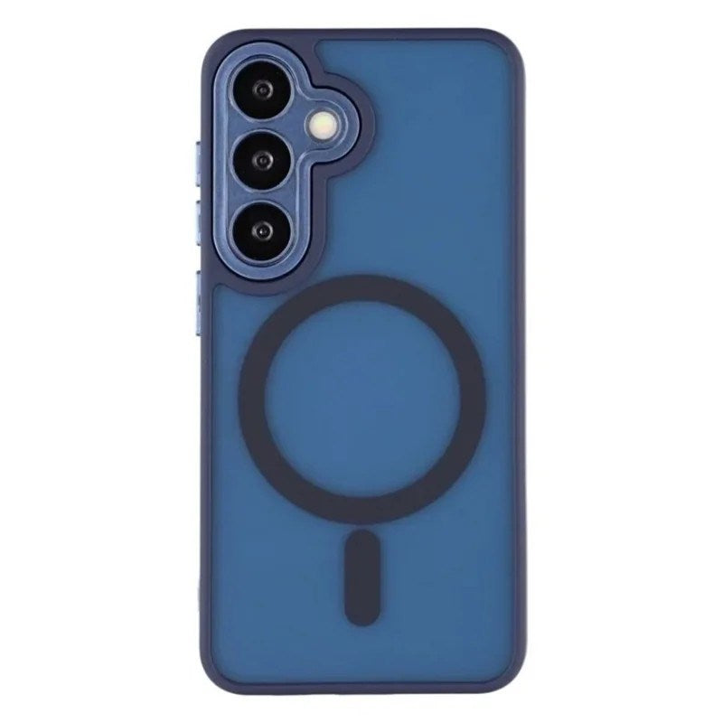 Hybrid Plastik Cover - Samsung Galaxy S25 FE - MagSafe Kompatibel - Blå