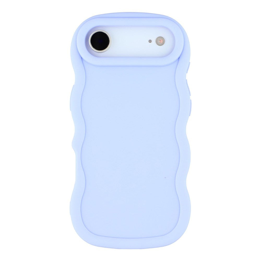 iPhone Air - EIDERWOOD Fleksibelt Plastik Wavy Bagside Cover - Lilla
