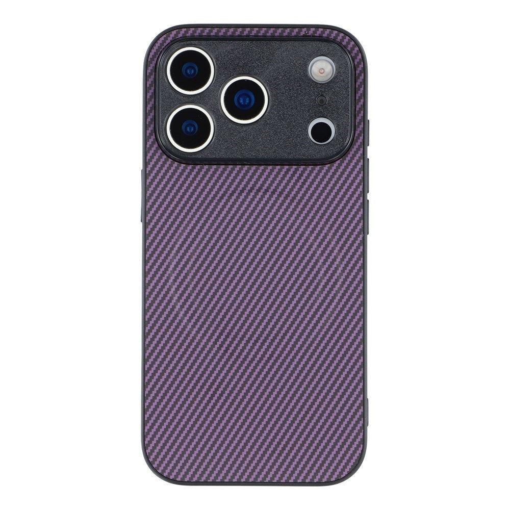 iPhone 18 Pro / 17 Pro EIDERWOOD Hybrid Carbon Bagside Cover - MagSafe Kompatibel - Lilla