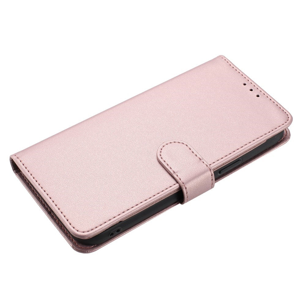 Motorola Moto G86 Power EIDERWOOD Kunstlæder Flip Cover m. Strop & Pung - Rose Gold